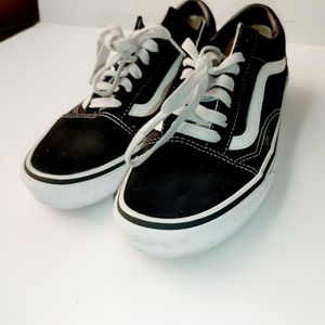 Vans Black Womens Sz 7.5